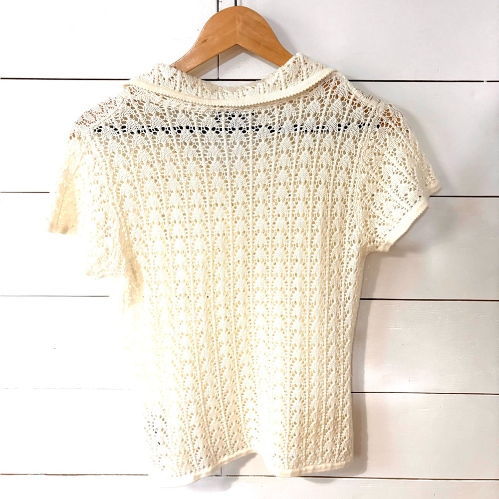 I.N. Studio Ivory Lace Blouse - Picture 7 of 7